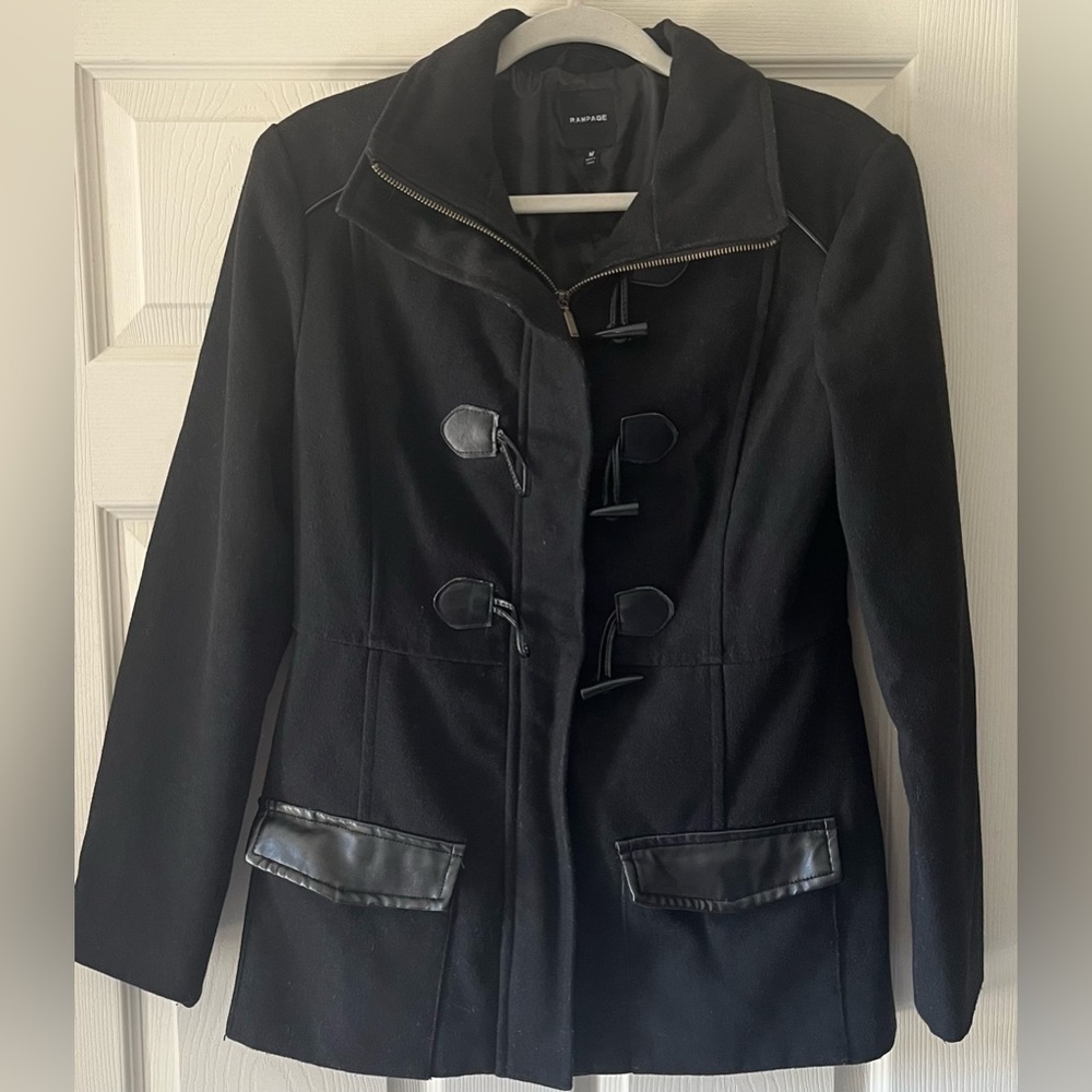 Rampage Black Women's Coat- Medium